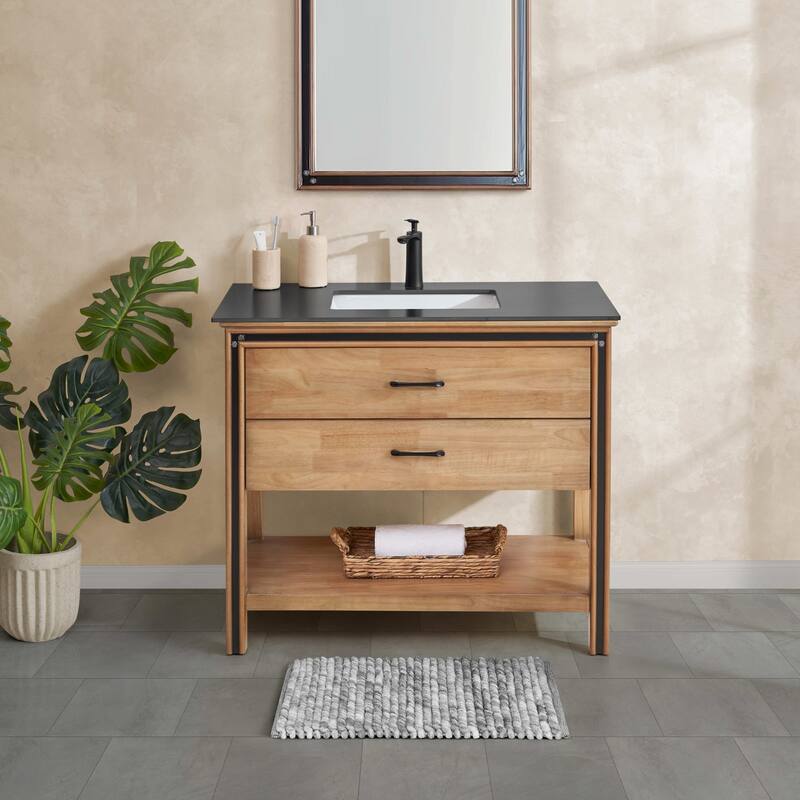 French Connection Space Dye Chunky Chenille Bath Rugs