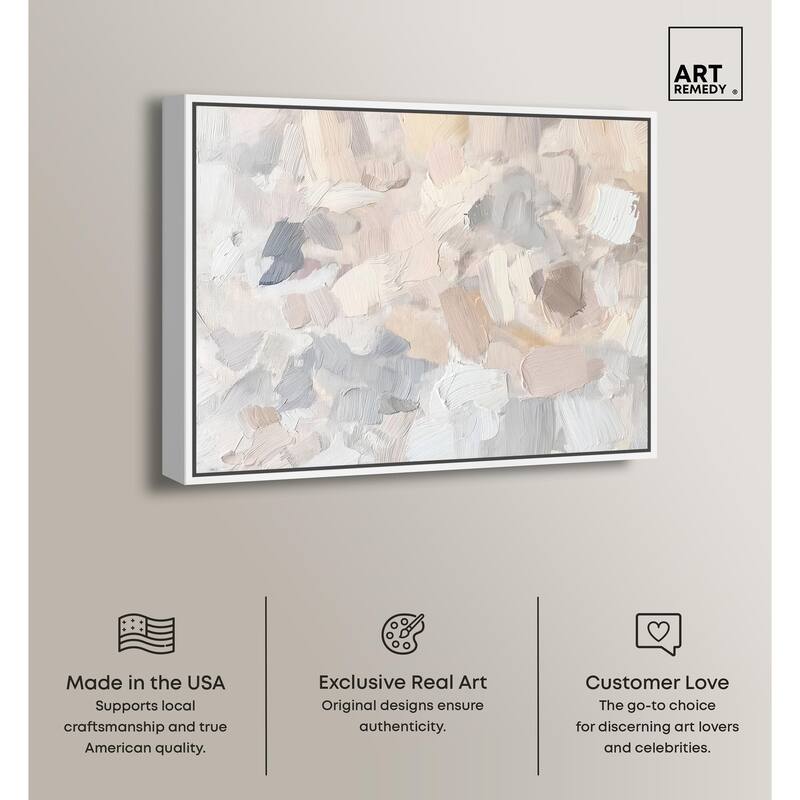 Soft Colors Fade I Canvas by Art Remedy