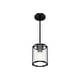 preview thumbnail 5 of 11, Hunter Astwood 1 Light Mini Pendant, Kitchen Island, Dining Room Table - Transitional, Art-Deco, Contemporary, Caged