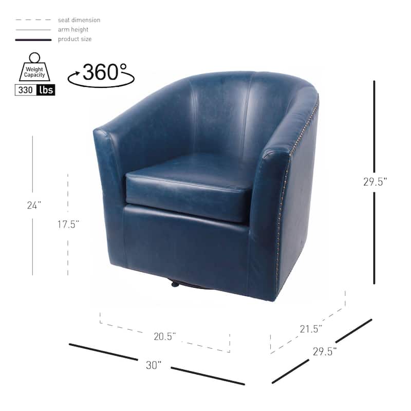 NPD Furniture Ernest Swivel Arm Chair