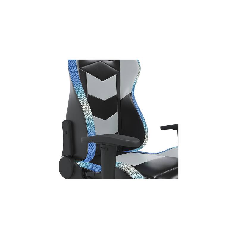 Signature Design by Ashley Lynxtyn Black/Gray Home Office Swivel Desk Chair