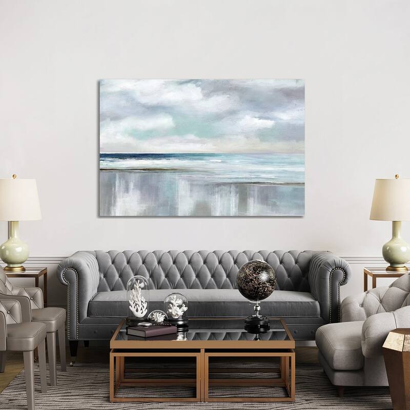 iCanvas "Cyan Sunrise" by Nan Canvas Print