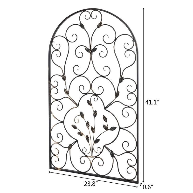 Decorative Spanish Arch Wall Art Iron Ornament