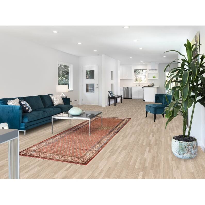 Hand Knotted Oriental 100% Wool Carpet Traditional All-Over Red Botemir Runner Rug - 10' 2'' X 3' 5''