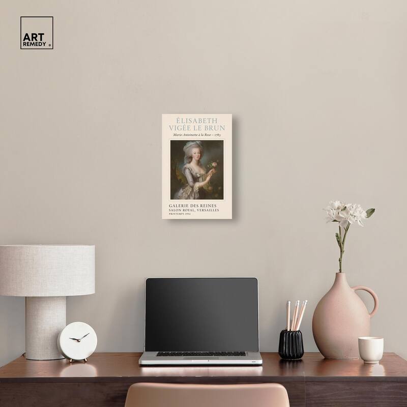 Queen and the Rose Canvas by Art Remedy, Gallery Wrapped