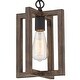 preview thumbnail 17 of 23, Modern Farmhouse 1-light Geometric Kitchen Island Pendant Lighting - 8 in. D