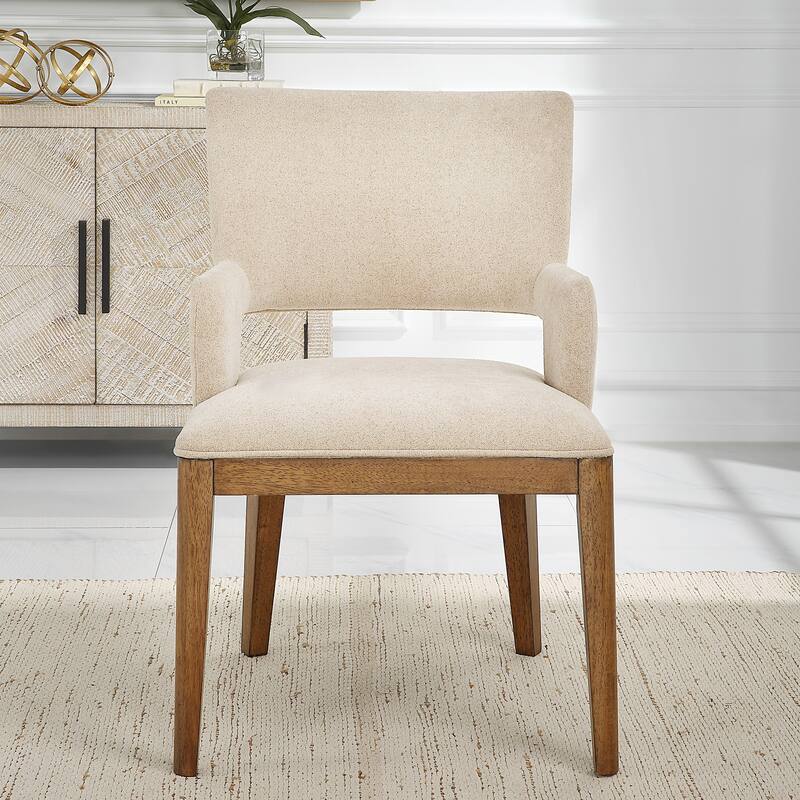 Uttermost Aspect Mid-Century Dining Chair - 23"W x 35.5"H x 27"D