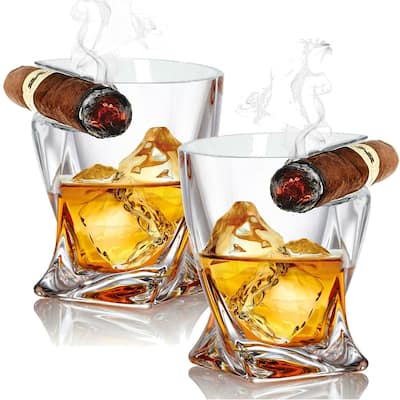 Twisted Cigar Glass - 2PK - Set of 2
