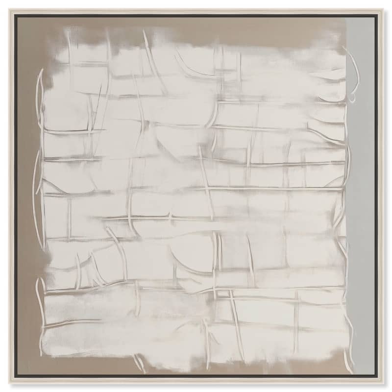 Underlying Order Canvas by Art Remedy - 12" x 12" - Silver