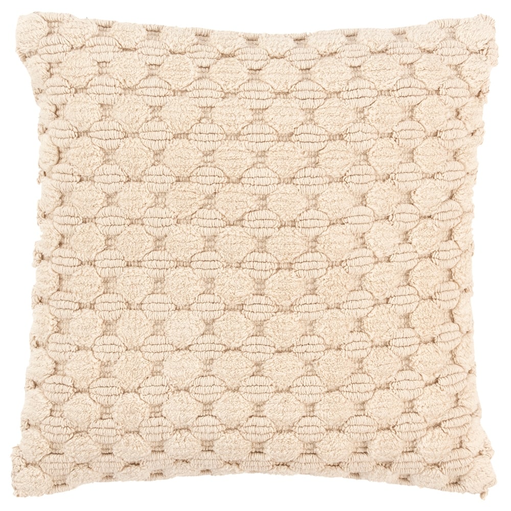 Rizzy Home Woven Textured Solid Throw Pillow, 20x20