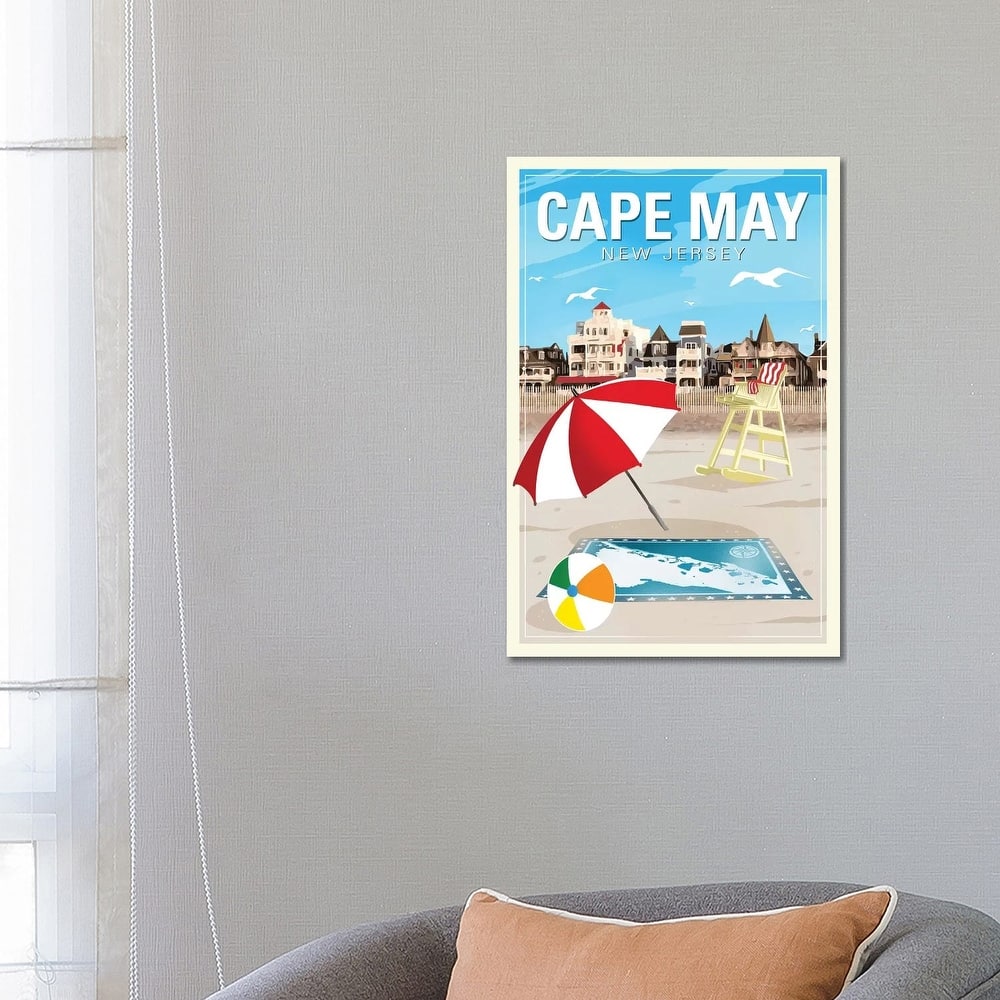 iCanvas "Cape May" by Old Red Truck Canvas Print