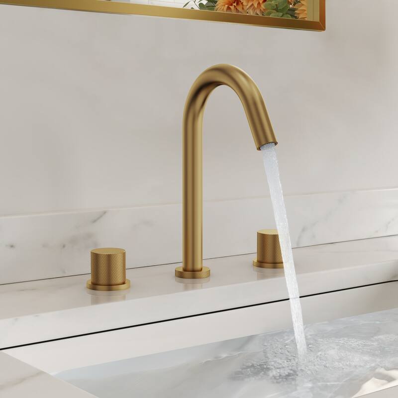 Widespread 2-Handle Bathroom Faucet,3 Hole Bathroom Sink Faucet with Pop-Up Drain