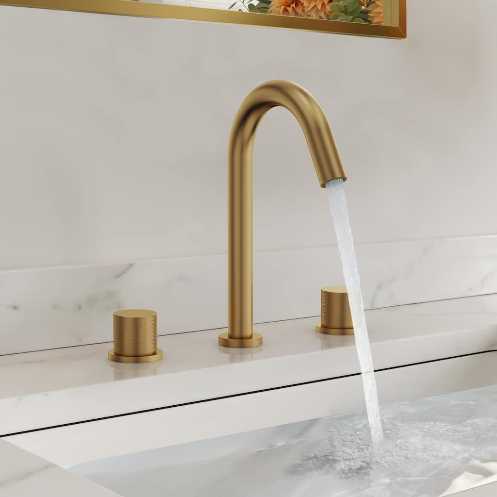 Widespread 2-Handle Bathroom Faucet,3 Hole Bathroom Sink Faucet with Pop-Up Drain