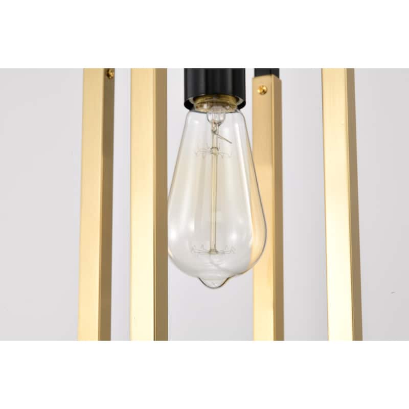 Amor 8 Inch Modern Gold Finish Single Light Pendant