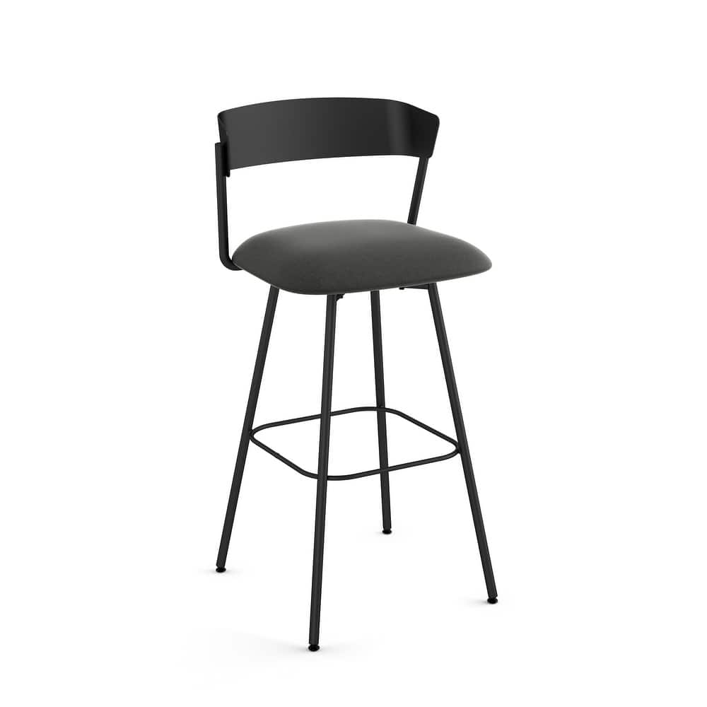 Amisco Ludwig Swivel Counter and Bar Stool