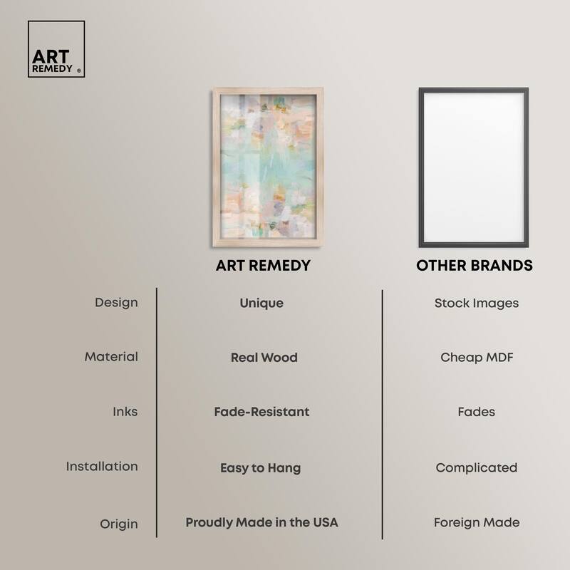 Expressive Swirls Shadowbox by Art Remedy