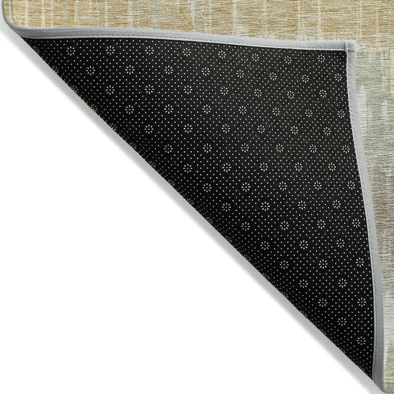 Machine Washable Indoor/ Outdoor Chantille Abstract Ombre Rug
