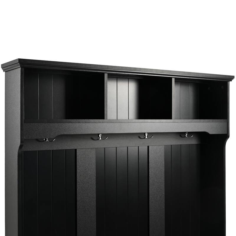 Entry Cloak Rack Cabinet with Storage