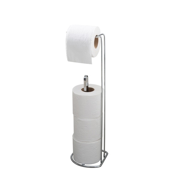 Bath Bliss Geode Freestanding Toilet Paper Dispenser and Reserve - Thumbnail 4