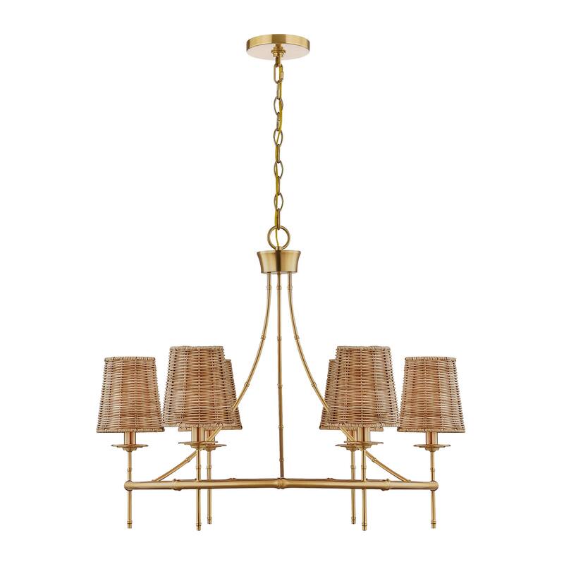 Savoy House 1-3961-6 Ashbury 6 Light 30" Wide LED Chandelier