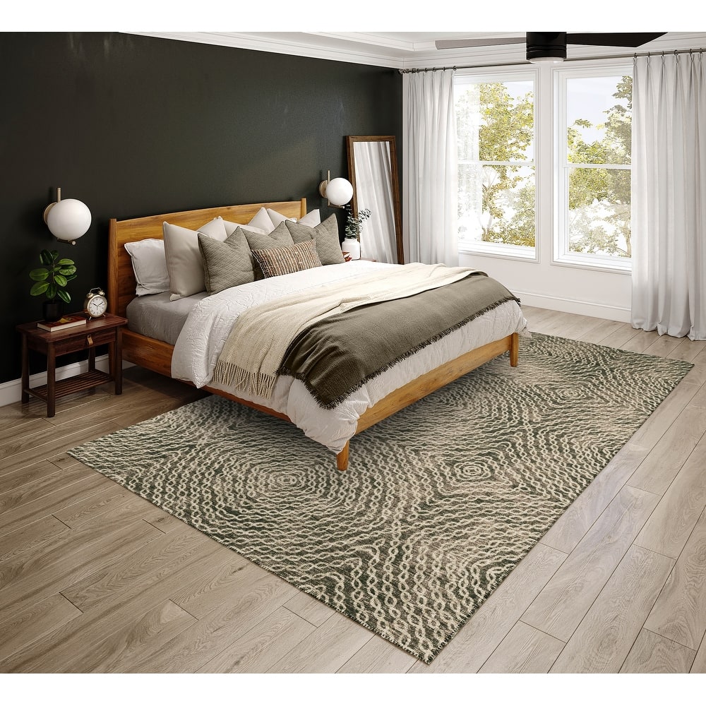 Indoor/ Outdoor Addison Bravado Link Washable Area Rug