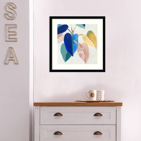 Bright Mood I (Leaves) by Isabelle Z Framed Wall Art Print