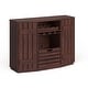 preview thumbnail 14 of 17, Furniture of America Lath Rustic 6-shelf Server