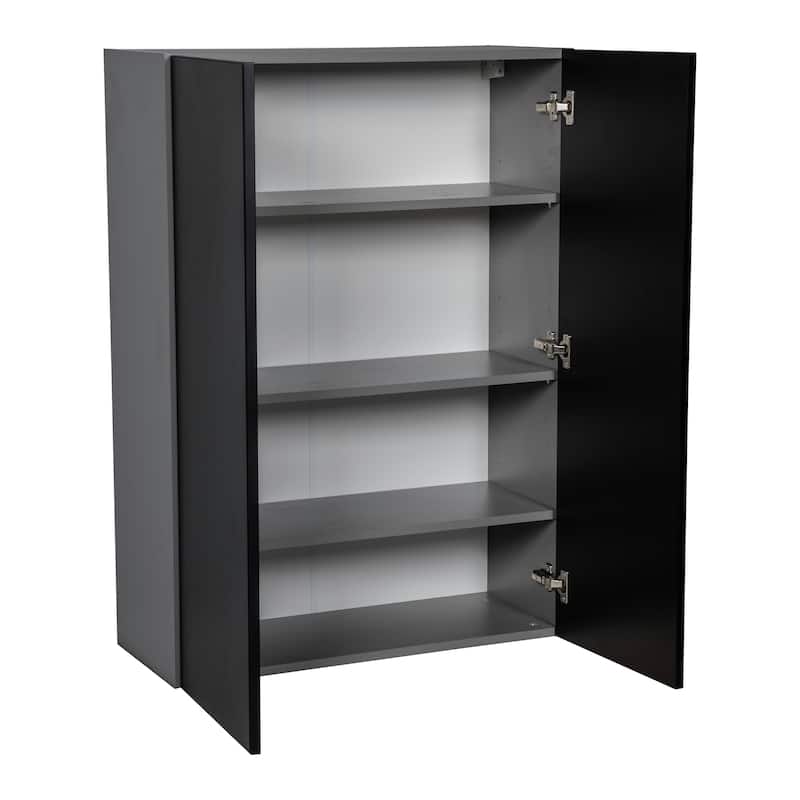 30" x 42" Wall Cabinet-Double Door-Grey - 30 x 42 x 12