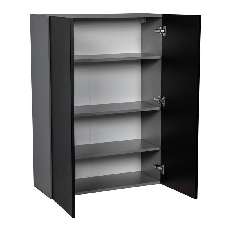 36" x 42" Wall Cabinet-Double Door-Grey - 36 x 42 x 12