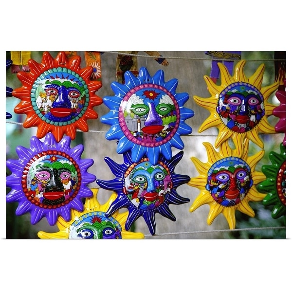 "Ceramic suns, Mexico City" Poster Print