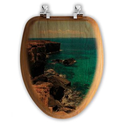 Oak Toilet Seat - Land's End