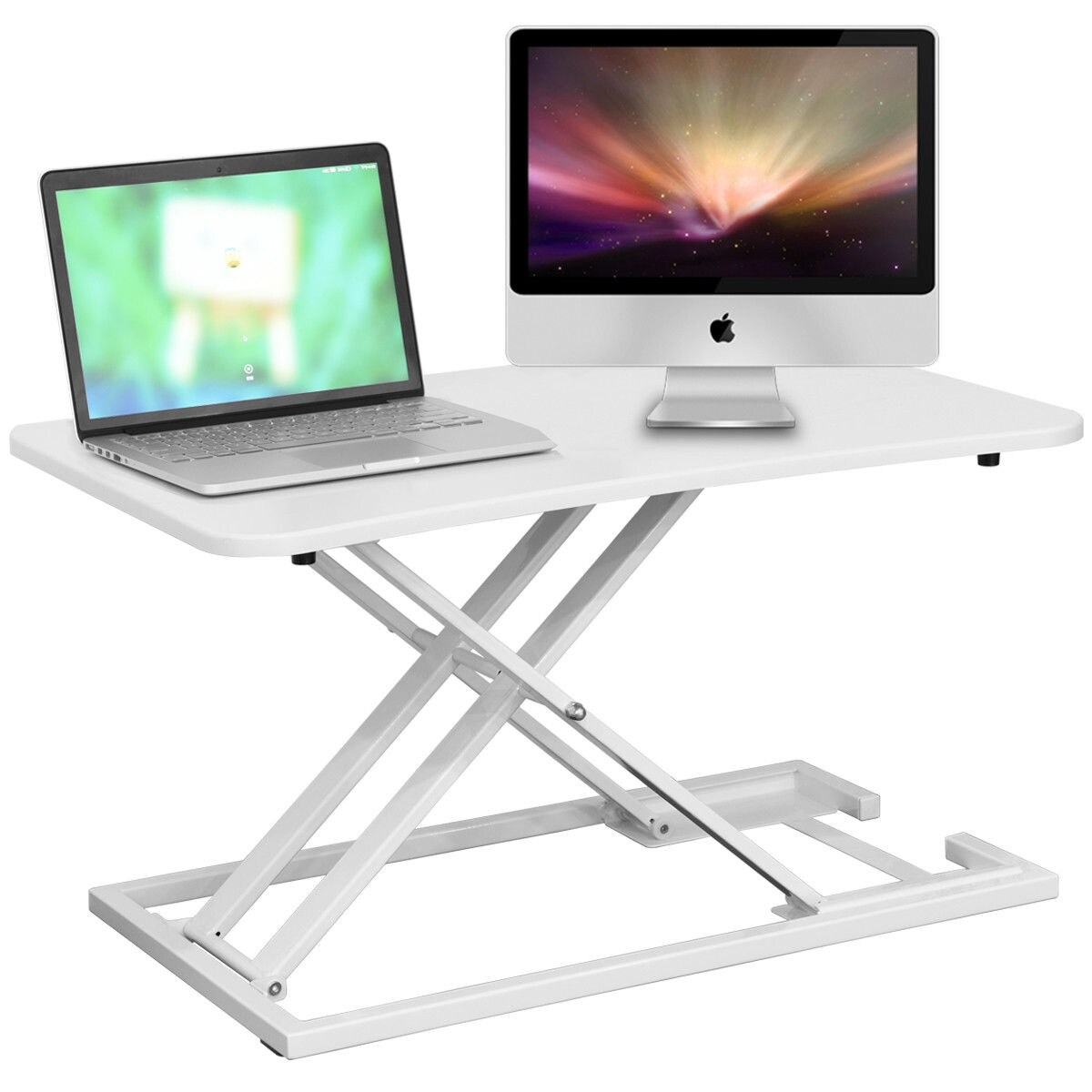 Shop Costway Standing Desk Height Adjustable Sit Stand Steady