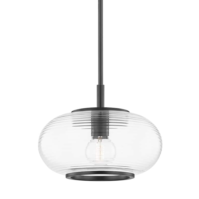 Mitzi by Hudson Valley Maggie 1-Light Pendant with Clear Glass