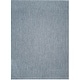 preview thumbnail 76 of 191, SAFAVIEH Courtyard Carolann Indoor/ Outdoor Waterproof Patio Backyard Rug 10' x 14' - Navy/Grey