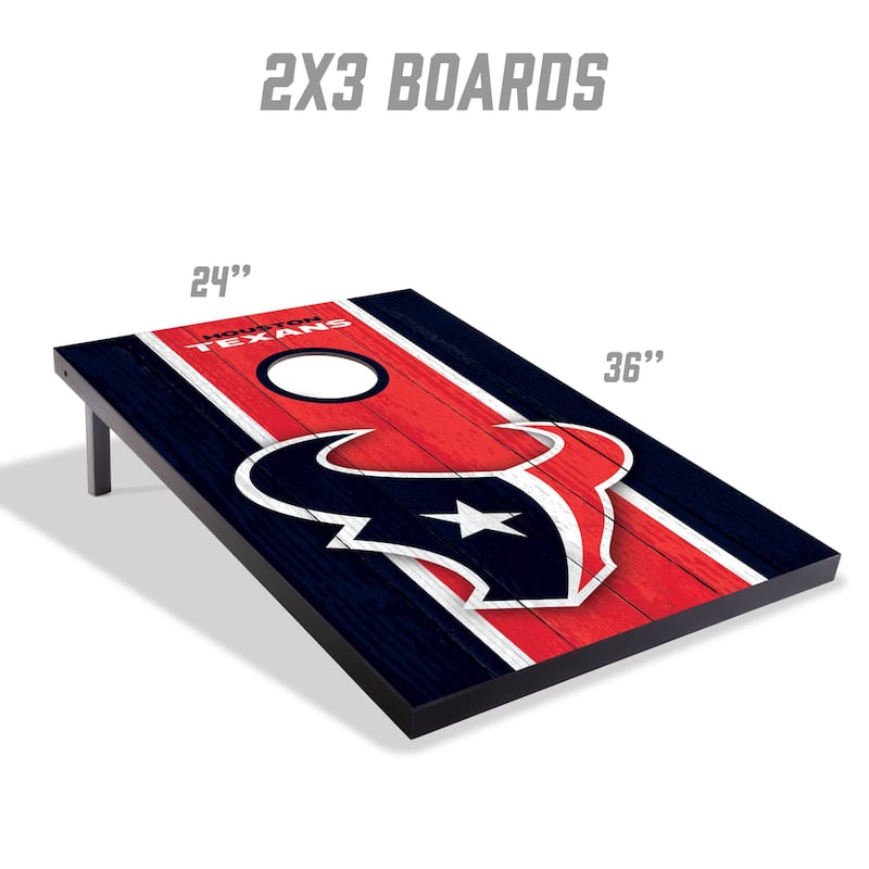 Houston Texans NFL Compact 2x3 Tailgate Cornhole Board Set