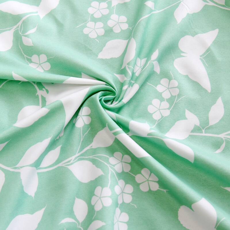 Serenta Birdsong Printed 2 Piece Curtain Set