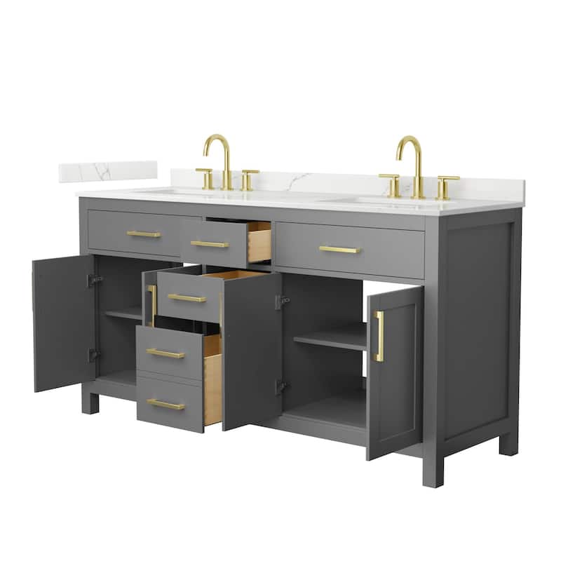 Wyndham Collection WCG2424-66D-QTZ-US3MXX Beckett 66" Free Standing