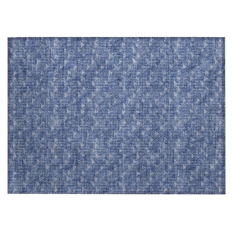 Machine Washable Indoor/ Outdoor Arrows Chantille Rug