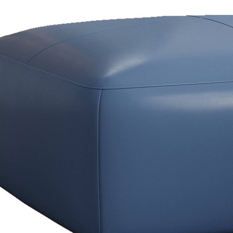 Elliot 22"/ 35"/ 43" W Modern Rectangular Genuine Leather Ottoman