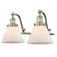 Option Satin Brushed Nickel / Matte White Cased