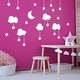 preview thumbnail 4 of 5, Walplus White Sky Clouds Baby Sleep Children Wall Stickers Nursery Decor