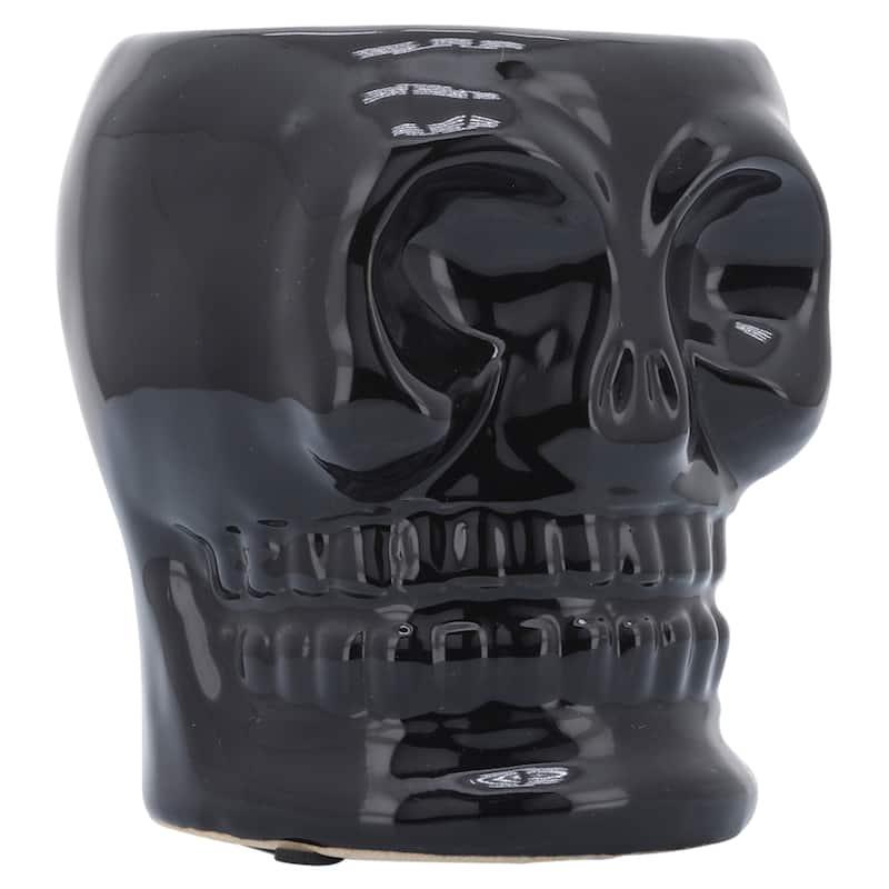 Decorative Ceramic Skull Table Vase