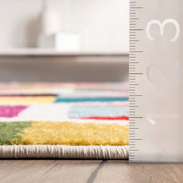 nuLOOM Multi-color Contemporary Triangle Mosaic Area Rug