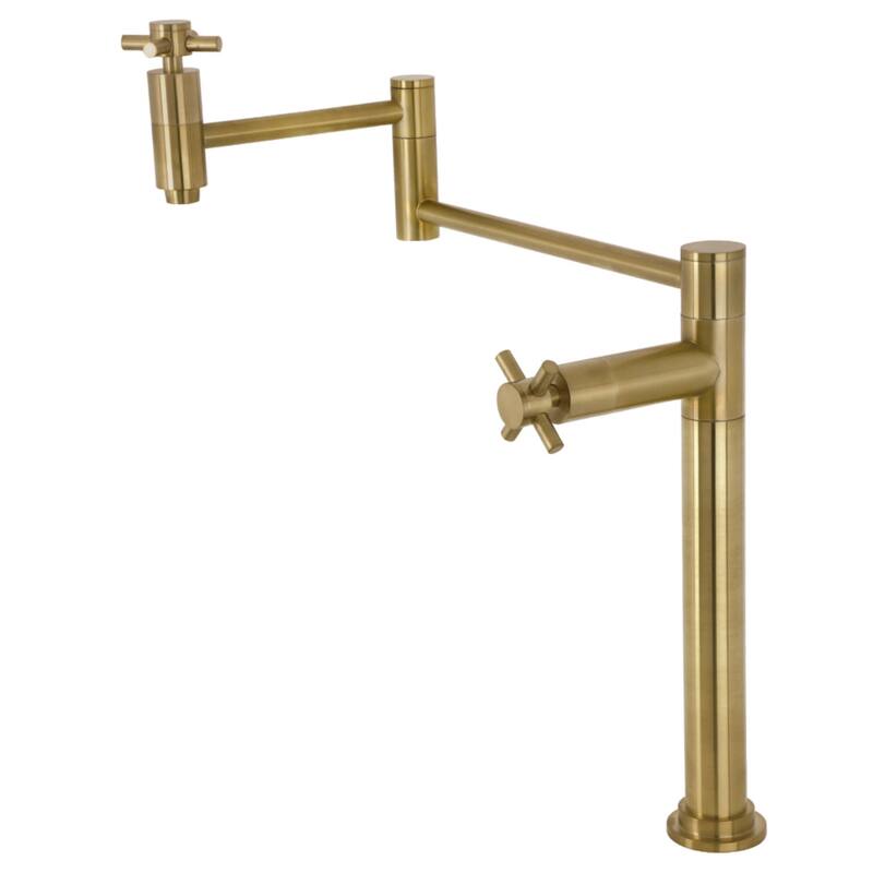 Kingston Brass KS870.DX Concord 3 GPM Traditional Single Hole Pot - Brushed Brass