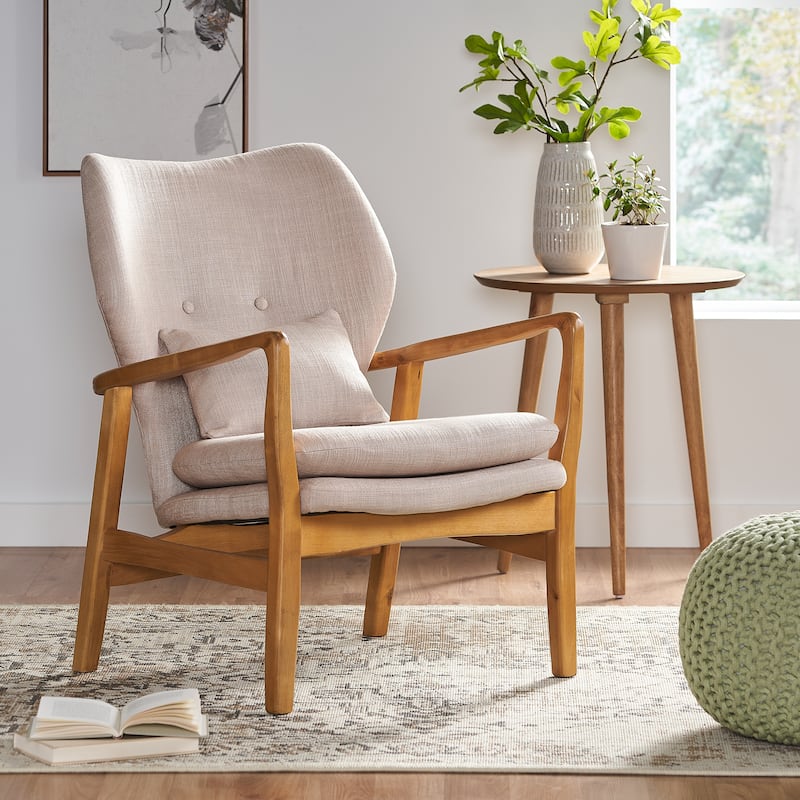 26.25" Button Tufted Club Chair
