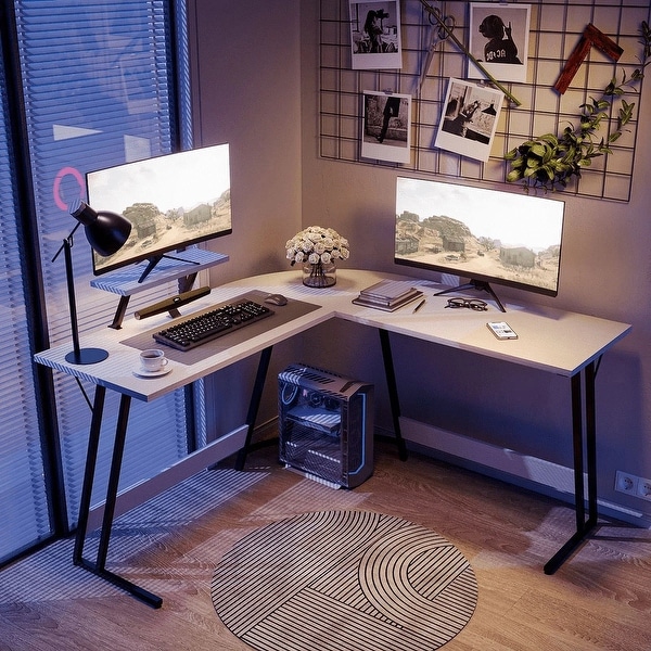 Homall L-Shaped Gaming Desk Computer Corner Desk Office