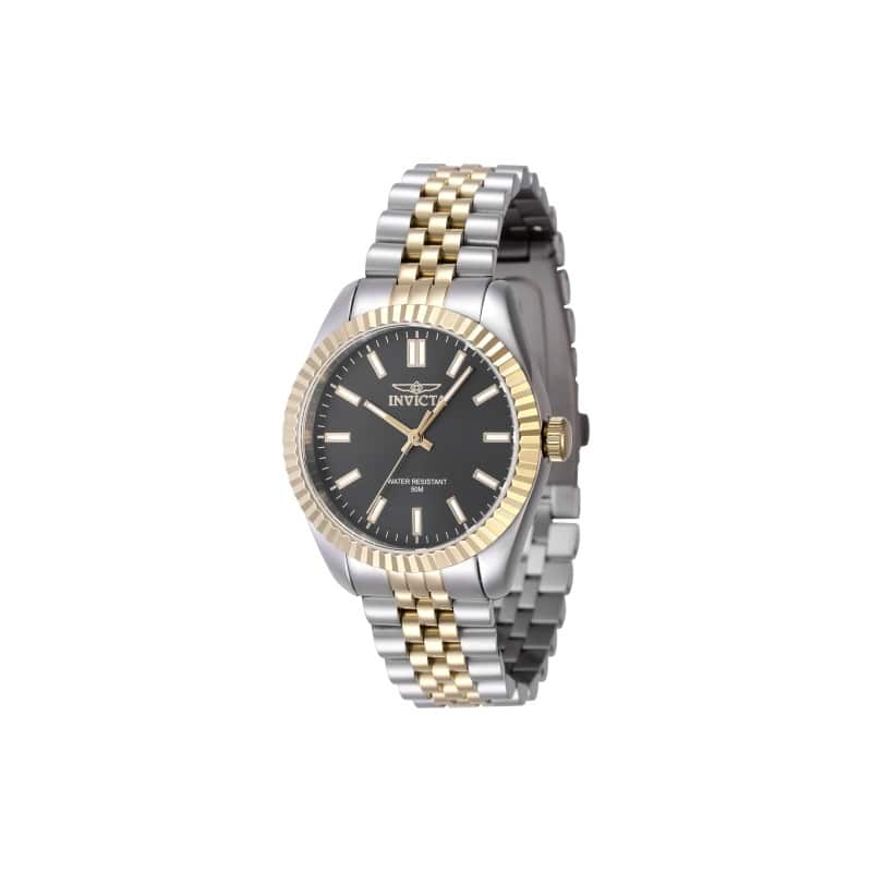 Invicta Women's 47499 Specialty Quartz 3 Hand Black Dial Watch