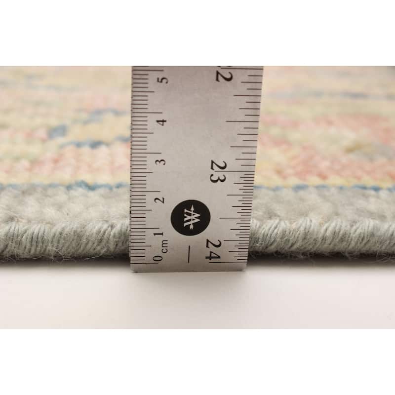 ECARPETGALLERY Hand-knotted Jules Serapi Grey Wool Rug - 5'0 x 8'1