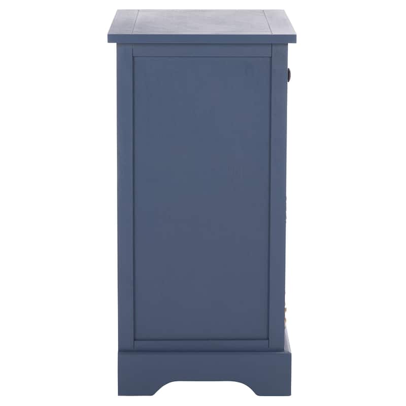 SAFAVIEH Alverta Red Storage Side Table - 15.9" x 13" x 27.6" - 16"W x 13"D x 26"H