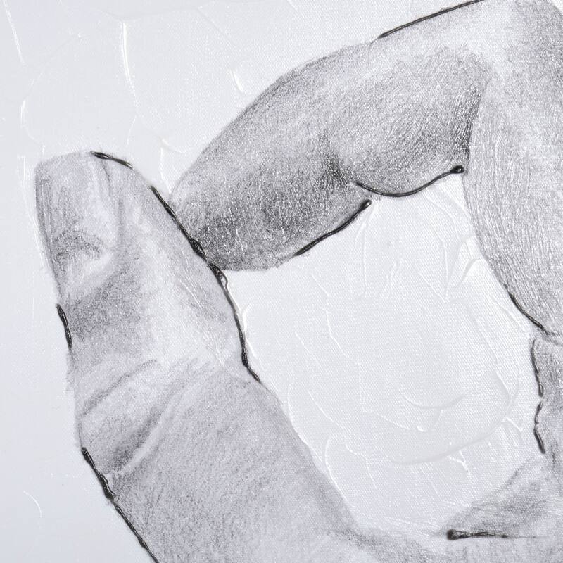 Hand Signs III (40 x 50) Canvas Art Print
